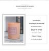 Pink Glass Scented Candle - Valentine's Day Romantic Decor Gift
