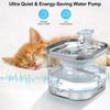 Wireless Automatic Pet Water Fountain Rechargeable Cat Drinking Fountain Stainless Steel Water Dispenser