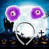 Scary Eyeball Headwear Wand Bat Skirt Halloween Costumes Set Scary Eyeball Headband for Carnival Theme Party