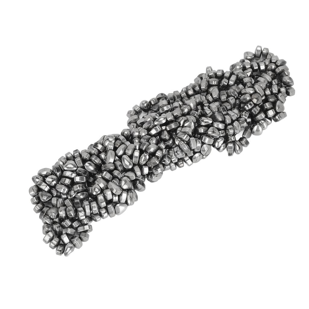 510pcs Magnetic Ferrite Putty Stones Decompression Satisfying Magnet Rock Silver Small Size