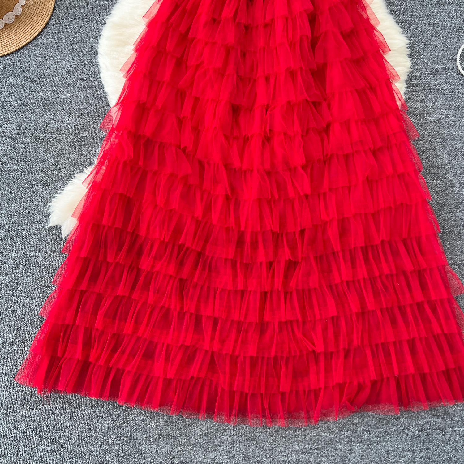 Винтажное базовое платье с круглым вырезом и коротким рукавом — фото 19