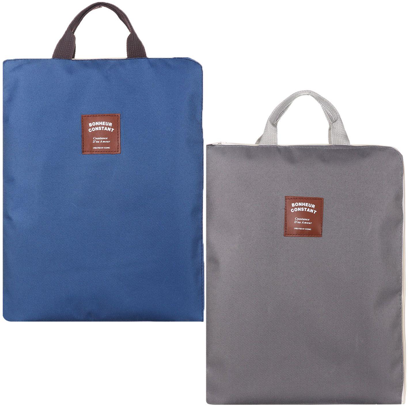 

Oxford Cloth Organizer Multifunctional A4 File Folder Business Briefcase Document Bag Paper Storage