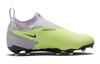 Nike Phantom DF AG Kunstrasen Synthetikleder Rutschfest Niedrig geschnitten Kindersockenfussballschuhe Grau Grün Kinder DV3069-705