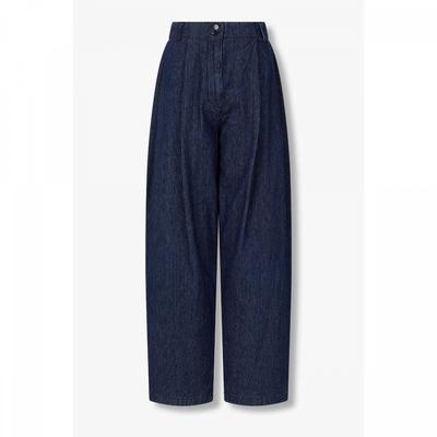 Stripe Tuck Pleated Denim Pants 9176362973