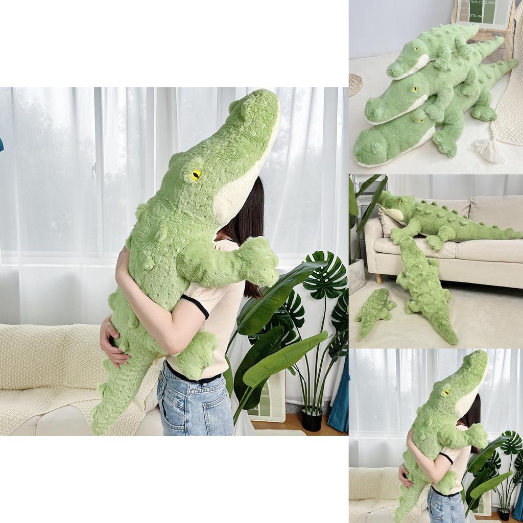 Crocodile Plush Toy Giant Pillow With Pp Cotton Filling For Kids Sleep And Play