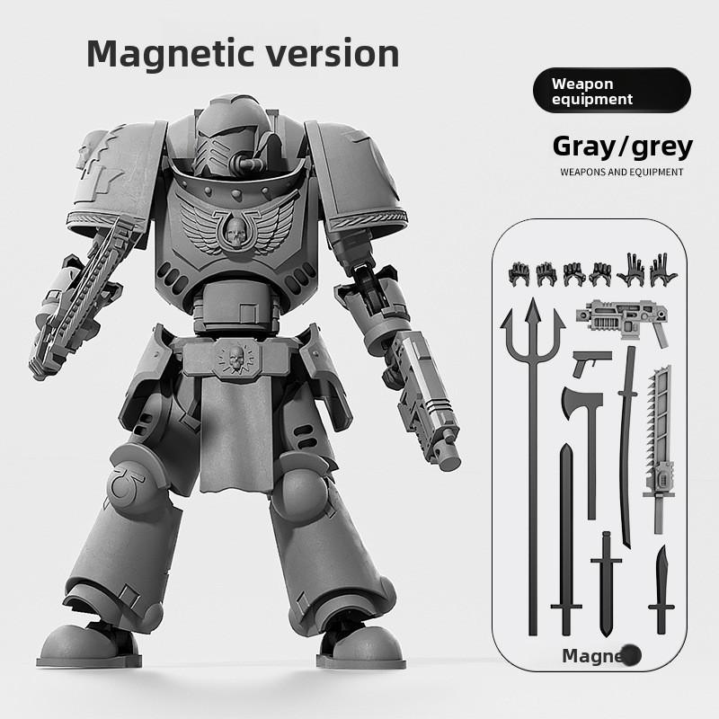 Tung Mechanical Armor Tung Tung Sahur Kids Action Figures With Joints Magnetic