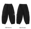 Boys' Winter 2025 Overalls: Medium & Large Kids' Velvet-Lined Streetwear Pants for Spring & Autumn