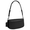 Coach Andrea 24 Logo Adjustable Shoulder Strap Leather Tote Shoulder Bag Medium Women handbags Black CT770-SV-BK