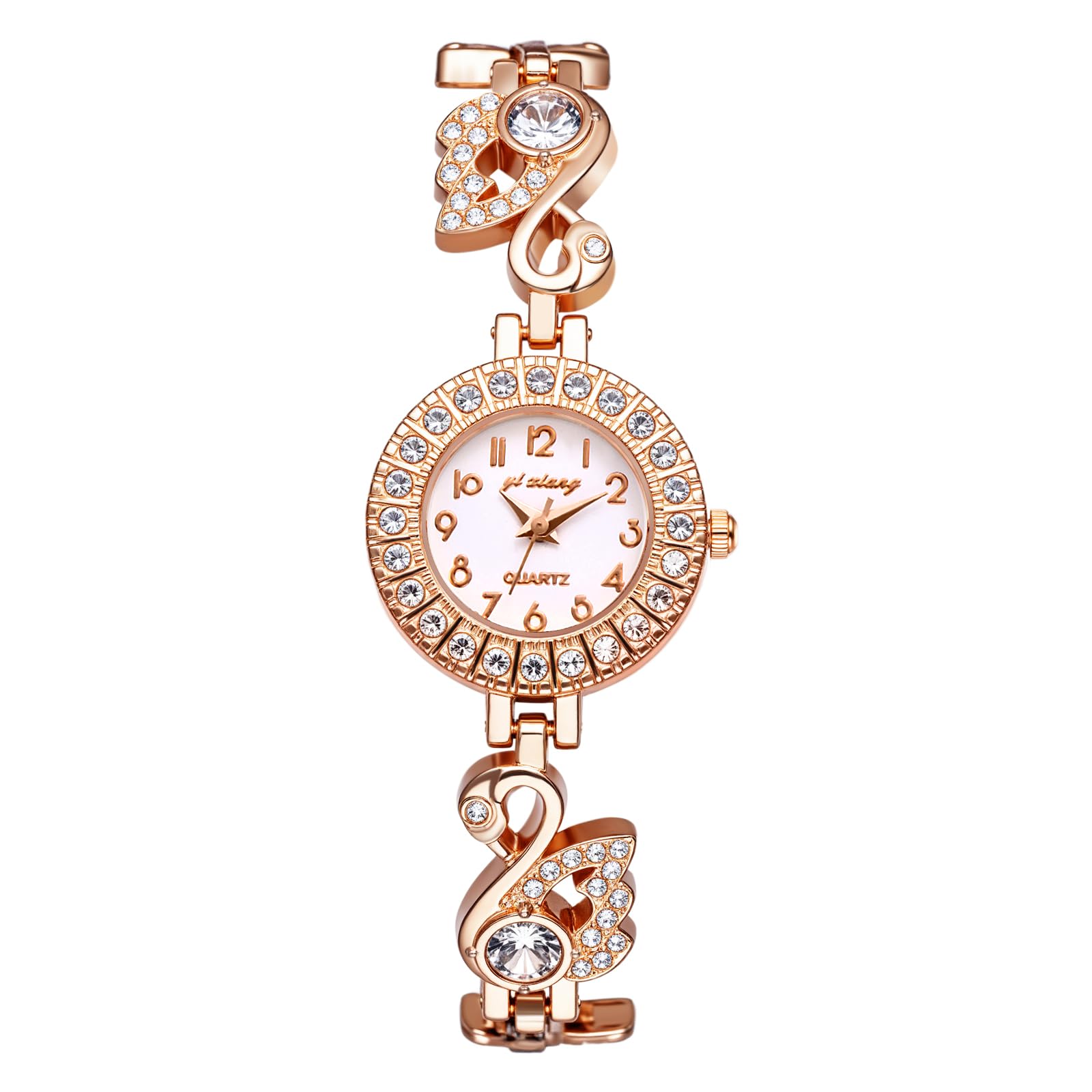 Cute, Sparkly Women s Watch with Analog Display: Waterproof, Stylish Diamond Quartz Watch, Fashion Watch for Women - Perfect Gift for Birthdays,