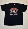 VTG 90er Birmingham Bulls Hockey Kick Ice Doppelseitiges T-Shirt Größe 2XL Herren USA