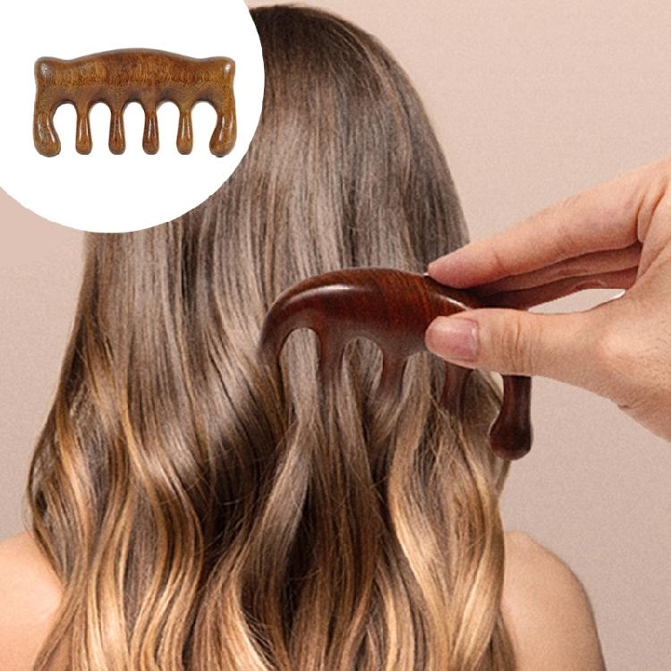 Carved Wood Scalp Massagers Comb For stress reliefs Improves Sleep Quality Multipurpose Guas Sha Head Neck Instrument