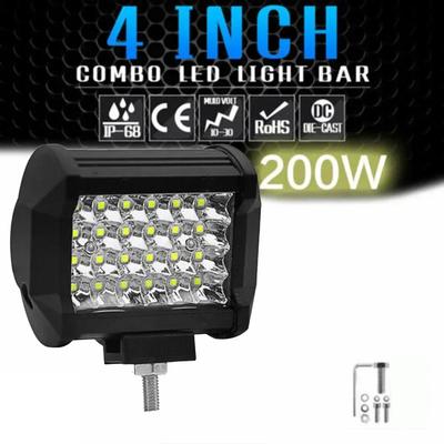 4Inch 12V LED Car Working Light Spotlight Bar Night Driving Lamp Truck SUV Off Road Tractor Headlight Spotlight Strip Lamp Led