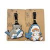 New Cartoon Cat Portable Luggage Tag Women Travel Accessories PVC Luggage Label Men Portable Anti-loss Address Name Tag