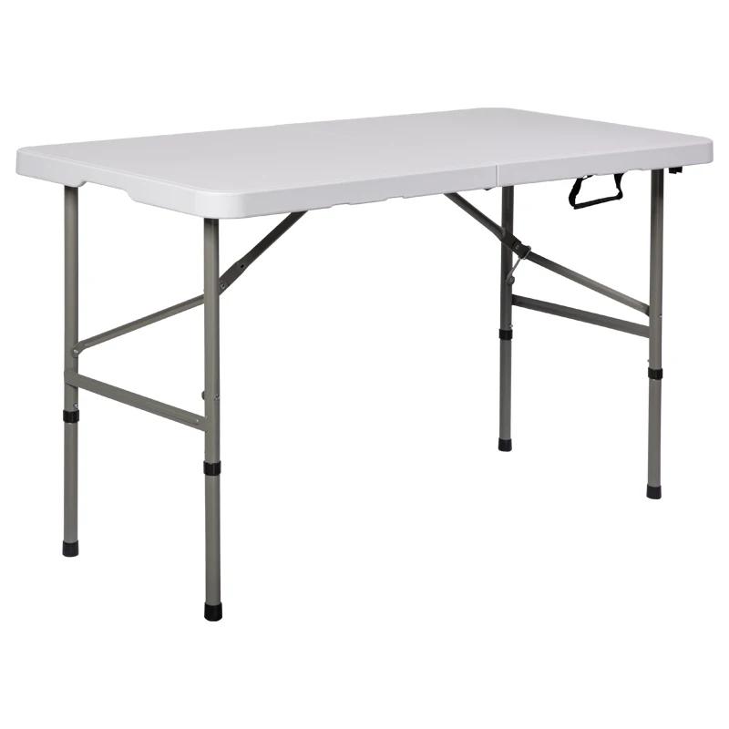 Outdoor Folding Table Household Folding Table and Chairs Simple Portable Stall Table Rectangular Learning Small Dining Table
