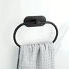 Stainless Steel Bathroom Hardware Set No-drill Towel Bar Holder Self-Adhesive Toliet Paper Holder Robe Hook Bathroom Accessories
