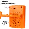 Solar 3-in-1 Bird Repellent: Ultrasonic/Flash/Wind Motion for Garden/Farm/Pond, Solar Powered Pest Control for Orchard/Yard