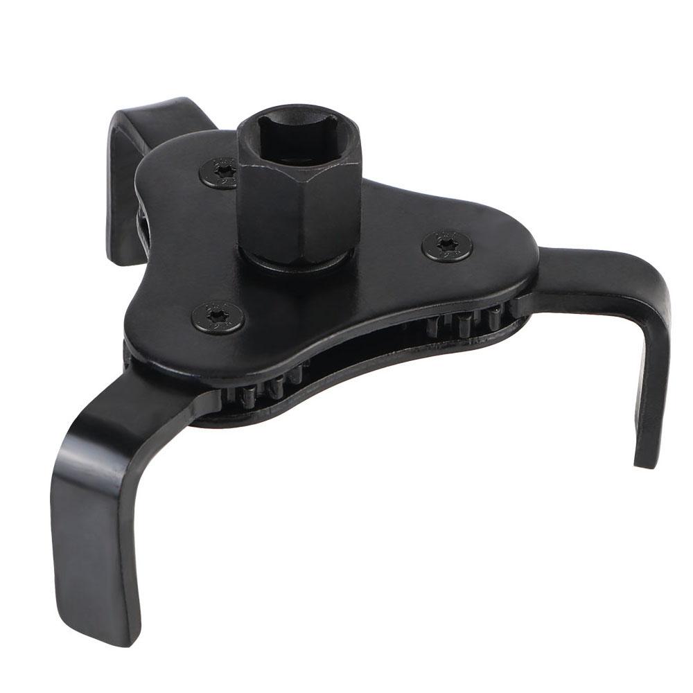 

Oil Filter Wrench Tool Set With 3 Jaw Uninstall Removal Key From 2-1/2 Inch to 4.5 Inch Oil Filter Wrench чёрный