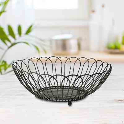 Obstkorb Brotaufbewahrung Mehrzweck-Schüsselhalter Drahtkorb und Gemüse
