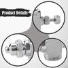 Adjustable Stainless Steel Nozzle for Fine Mist, Optimized Jet Humidification, Effective