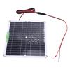 20W Solar Panel with Auto Adaptive Controller Weather Proof Monocrystalline Silicon Solar Panel Charger for RV Camping