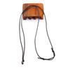 1.5Mm Brown Wax Leather Rope Necklace Handwoven Necklace Rope Adjustable Pendant Chain Mori Necklace N791