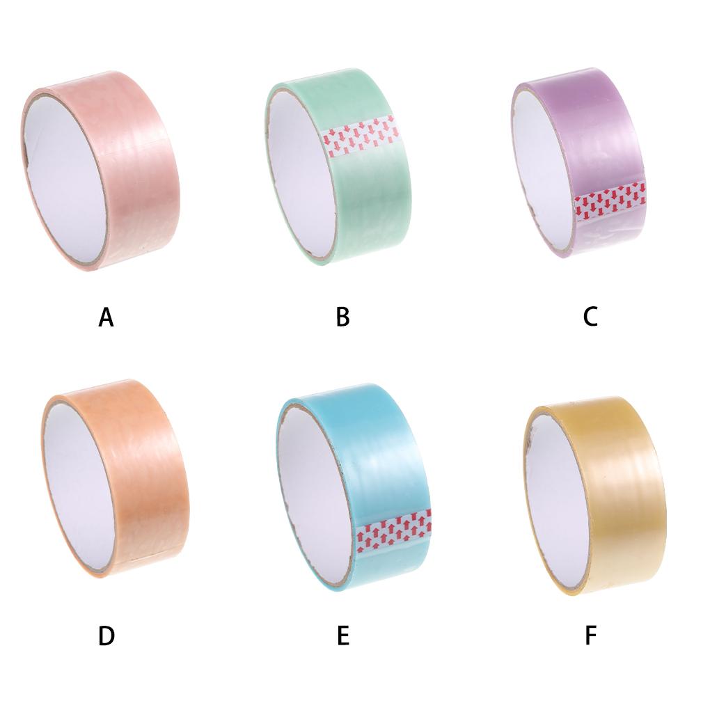 Adhesive Tapes Sticky Ball Stress Relief Tape Pearlescent Wide Silky Toy Decompression Kids Children DIY Craft School