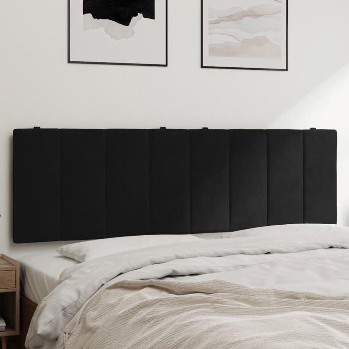VidaXL Coussin de Tête de Lit, Oreiller de Tête de Lit avec Bandes Auto-agrippantes, Coussin Rembourré Chambre à Coucher, 374677