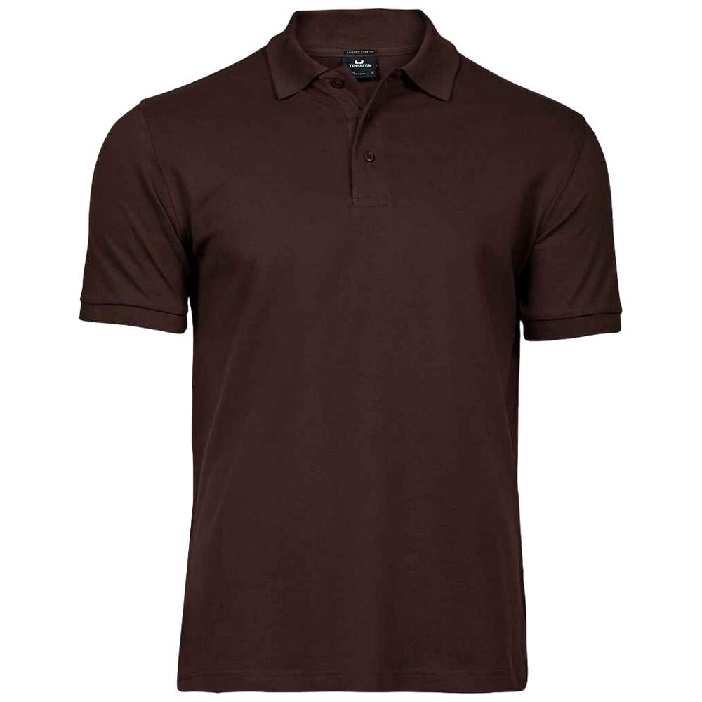 Tee Jays Polo de piqué elástico de lujo para hombre