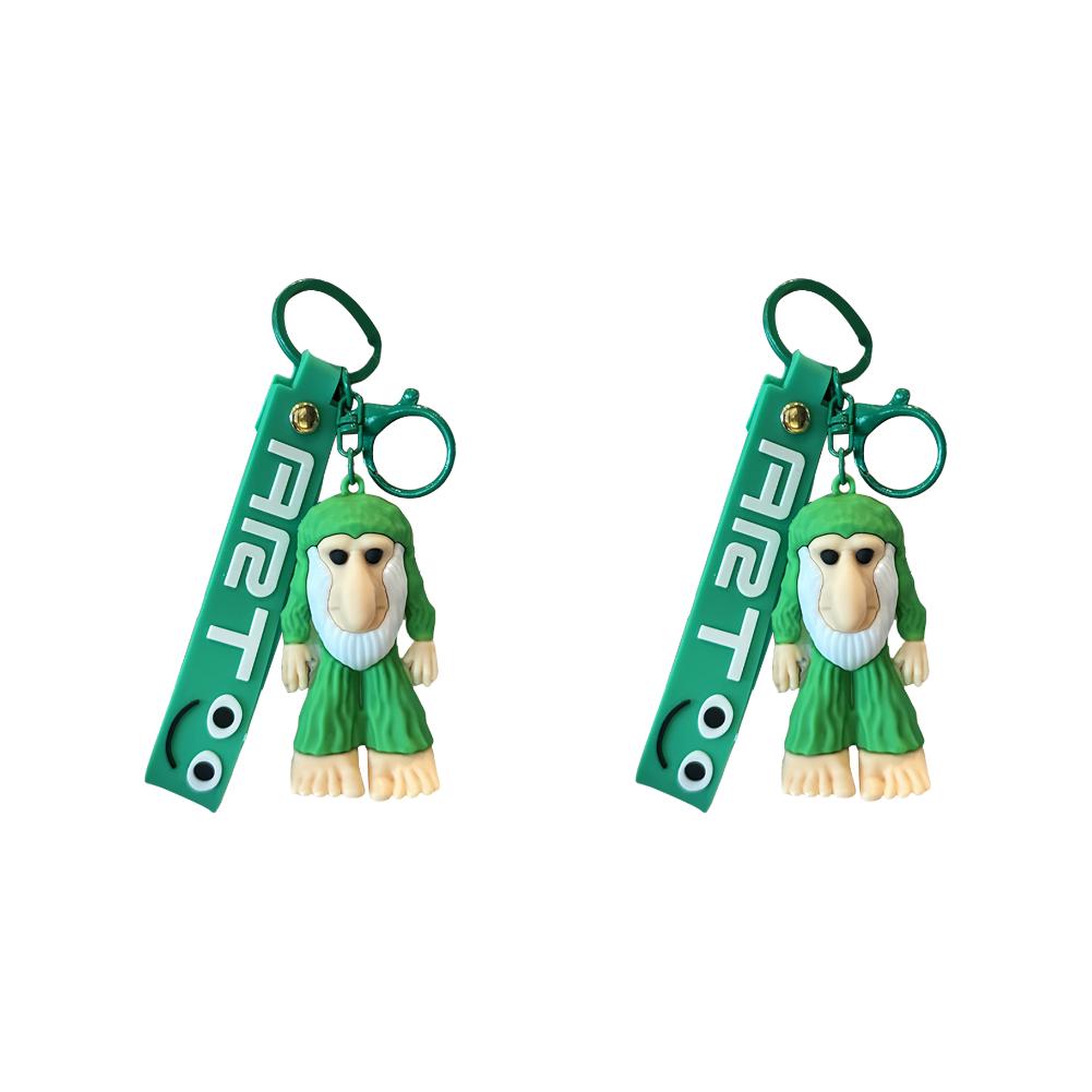 Portachiavi Serie Shanhaijing Figura Tungtung Sahur Portachiavi per Auto Giocattoli Classici Regalo