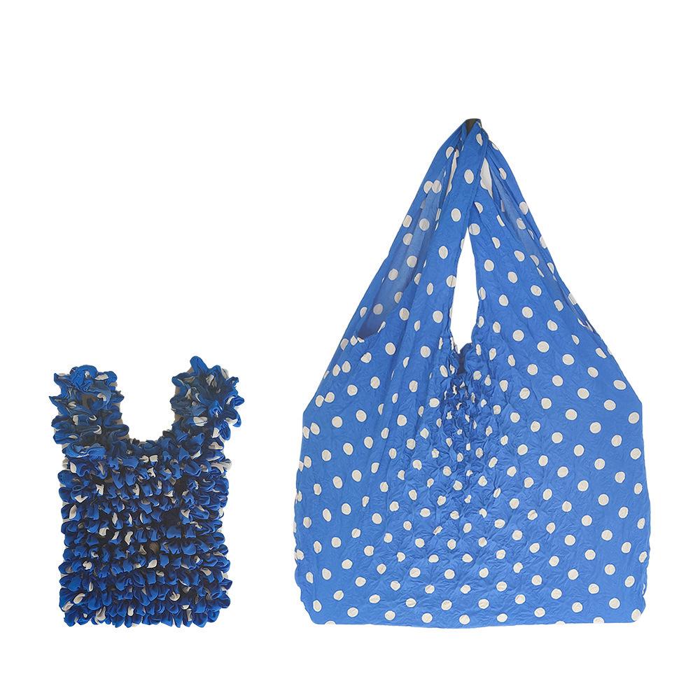 Bolso de Mano Plegable Erizo Flor Transfronterizo: Bolsa Mágica Telescópica Plegable de Piña Miura