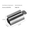 Rotating Stainless Steel Ointment Toothpaste Squeezer Roller Wringer Portable Dispenser for Daily Home Bathroom