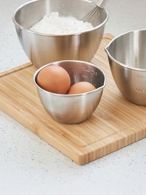 Herboren. J 304 Roestvrij Staal Meng- en Maatbeker 250ml