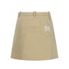 MARTINE GOLF Stitch Logo Basic Skirts _Beige
