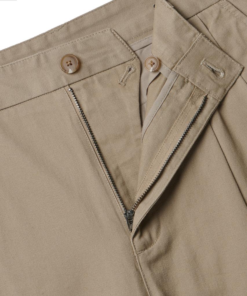 MUSINSA STANDARD Two-Tuck Wide Chino Pants [Beige]