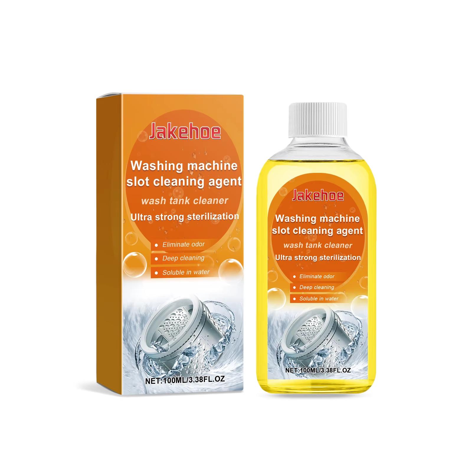 

Jakehoe 100 мл Средство для очистки слотов стиральной машины Удаляет запахи, пятна, известковый налет, очищает бак для стирки, дезодорант, моющее средство для стирки 100ml boxed