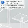ateena Figure Display Acrylic Figure Collection Figure Display C Stand, Case, Case, Stand, Case, (5 Figures)