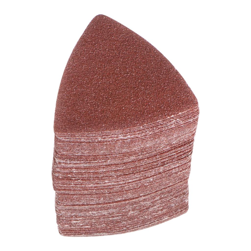 uxcell Triangular Hook and Ring Sandpaper Aluminum Oxide Sanding Pad Random Orbital Mouse Sander Paper Vibration Details Multi Tool Sheet 40 Grit Pack