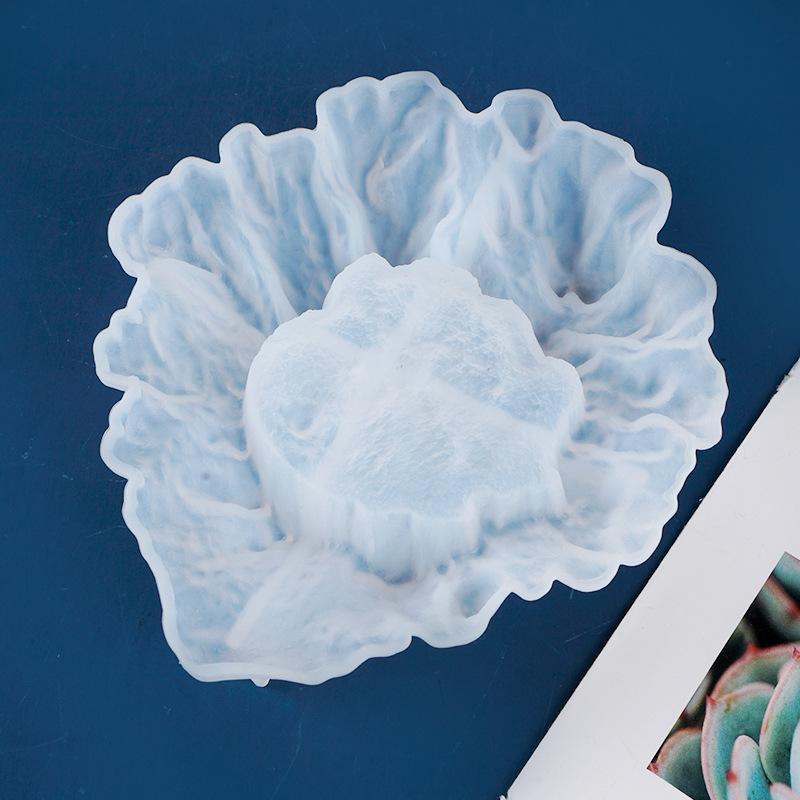 Crystal Epoxy Resin Ashtray Mold Ice And Snow Mold Mountain Lake Silicone Mold DIY Clay Mold Resin Epoxy Kitchen Tool Supplies
