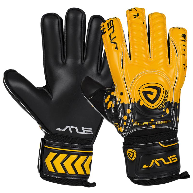 4mm Germany thicken latex pvc professional kids men goalkeeper gloves football 5 finger save guard keeper goalie soccer gloves