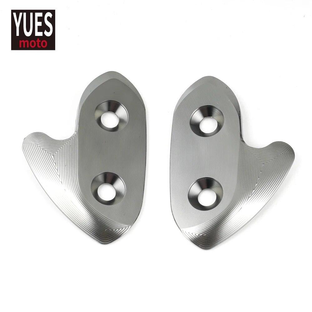 

Аксессуары для мотоциклов, крышка с отверстием для зеркала, крышка для лобового стекла, крышка для устранения зеркал для YAMAHA R1 R1M YZF R1 2015 2016 2017 2018 NOLOGO Grey