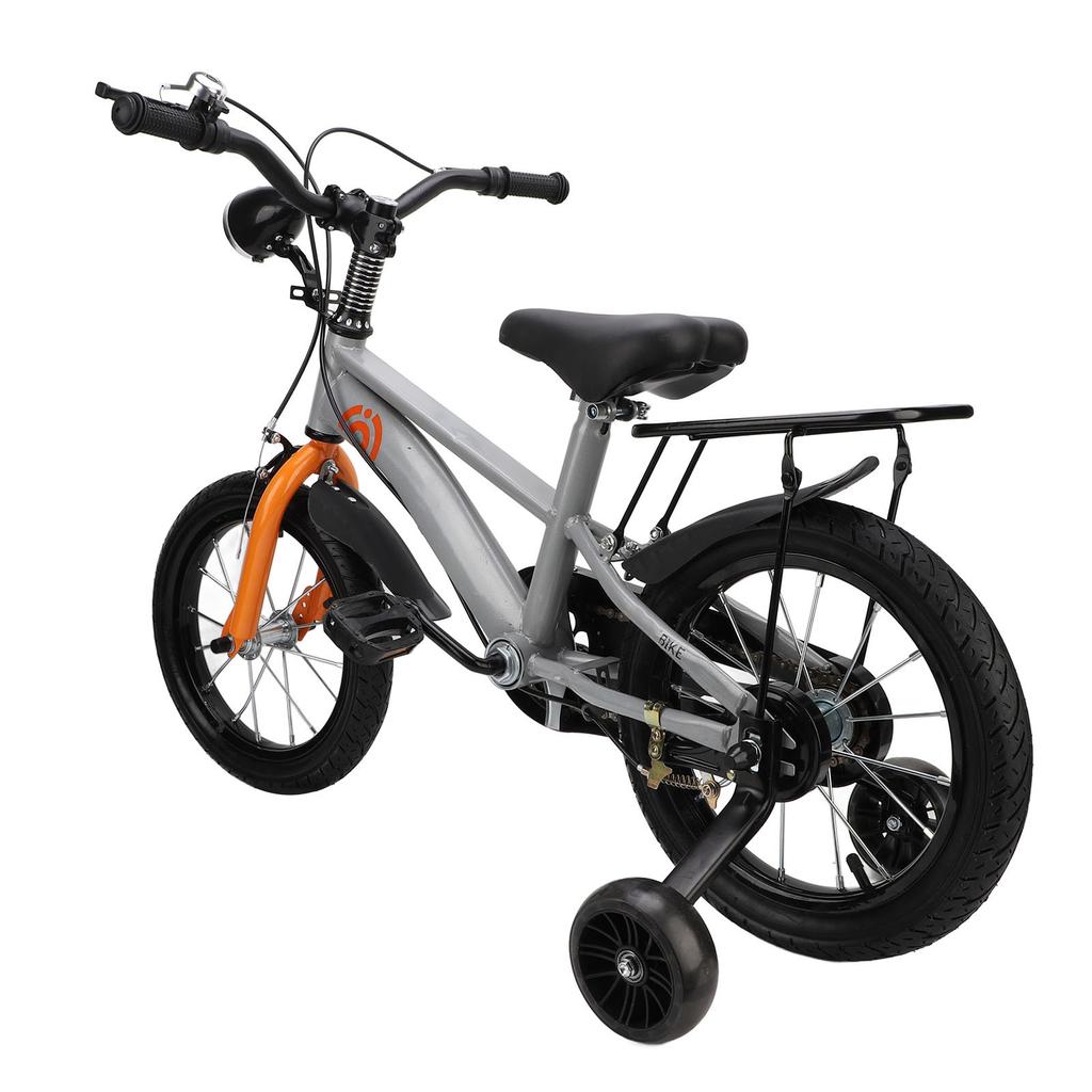 Toddler Bike 14 Inch Carbon Steel Anti Slip Handlebar Adjustable Saddle Kids Bike with Training