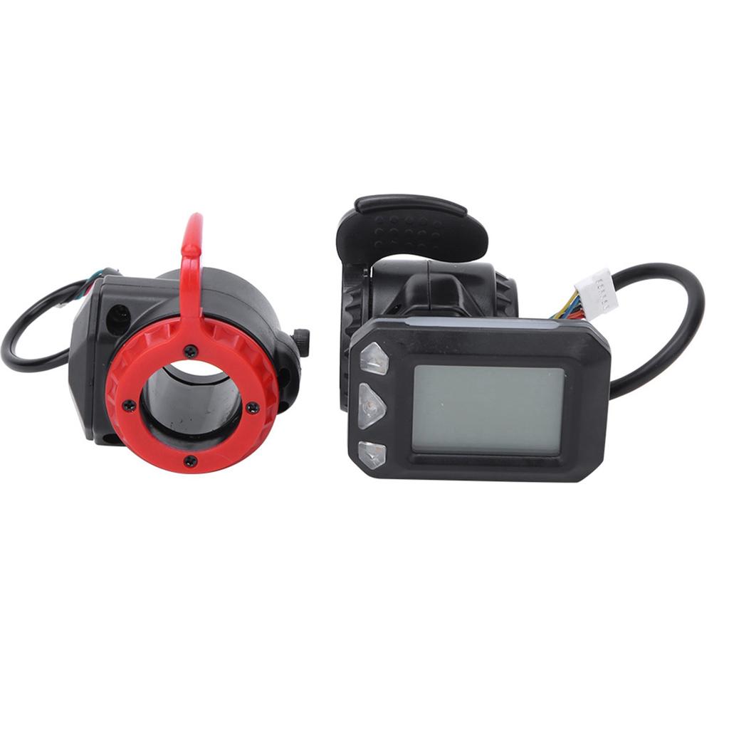 5.5 Inch Carbon Electric Bike Controller Accessories Set for Electric Bike Scooter(Controller Throttle Brake )