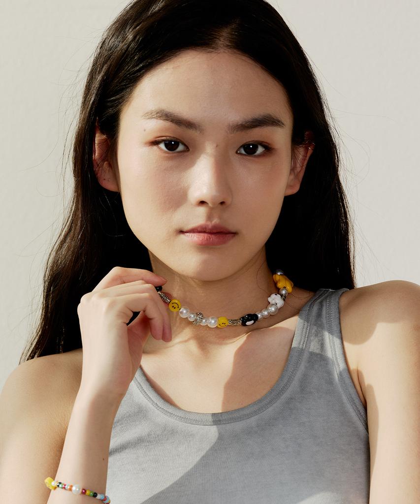 Silvertag Bn-26Ss1 Stella Mix Bead Necklace