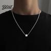 Chic Geometric Design Necklace Pendant for Men Cube Quality