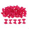 50 Pieces Bow Tie Embellishments Ribbon Bows for DIY Small Hair Ties Clips Christmas Cards