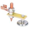 Magnetic Welding Support Clamp Adjustable Welding Support Ground Holder with Terminal Connector