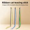 New Webbing Cat Teaser, Ribbon Cat Interactive Toy, Cat Toy Cat Teaser
