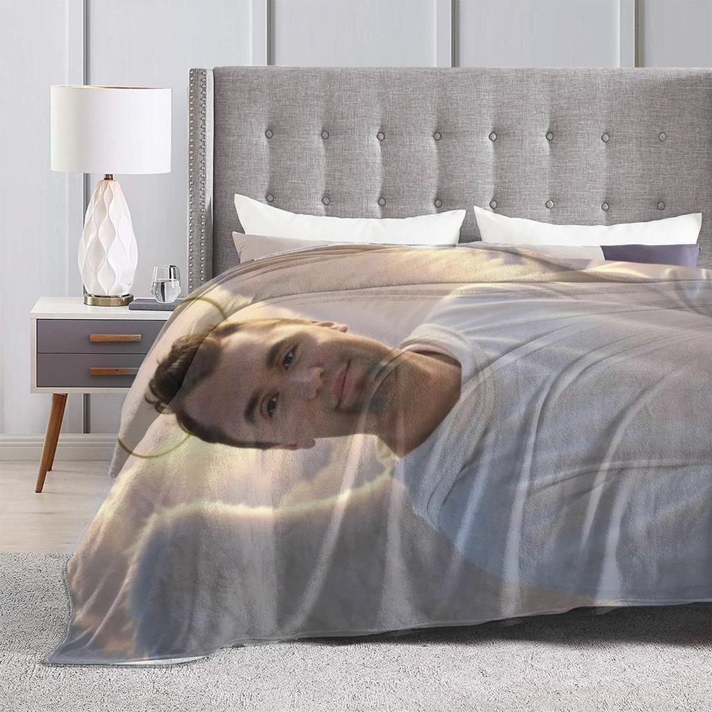 Charlie Kirk Angelic Advocate Blankets  Travel Flannel Throw Blanket For Couch Bed Warm Custom Quality Bedspread Birthday Gift