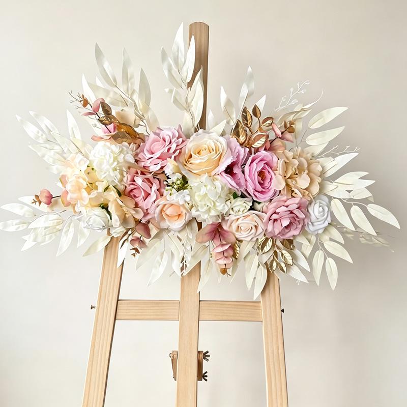 Cross-Border Artificial Rose Flower Arch Decoration for Weddings and Proposals