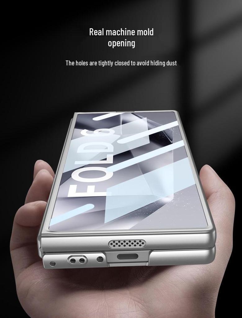 Durable Ultra-Thin Galaxy ZFold6 Case: Foldable Anti-Fall Hard Shell & Screen Protector